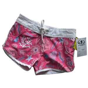 NWT Hulakai Girls Board Shorts Size Small Pink Hawaii Surf Swim Beach